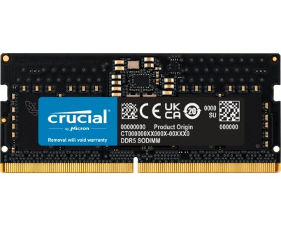 Crucial Memoria RAM DDR5 8GB 4800MHz CL40 SODIMM