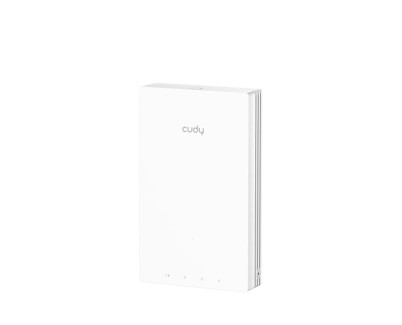 Cudy AX3000 Punto de Acceso para Pared - Doble Banda hasta 2402Mbps - WiFi 6 - Cobertura 60m2 - Soporta hasta 560 Dispositivos - PoE Pasivo - Autoreinicio - GbE Blindado - Color Blanco