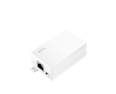 Cudy Extensor PoE - Alcance 1Gbps hasta 100m - Alcance 10Mbps hasta 250m - Indicadores LED - Potencia 30W - 80.1x48.9x31.9mm - Color Blanco