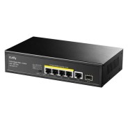 Cudy GS1005PTS1 Switch Gigabit PoE+ de 5 Puertos con 1 Puertos SFP