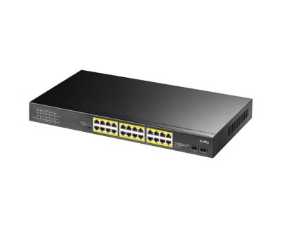 Cudy GS1028PS2 Switch Gigabit PoE+ de 24 puertos con 2 Puertos Gigabit SFP