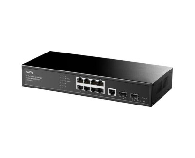 Cudy GS2008S2 Switch Administrado L2 Gigabit de 8 Puertos con 2 Puertos Gigabit SFP