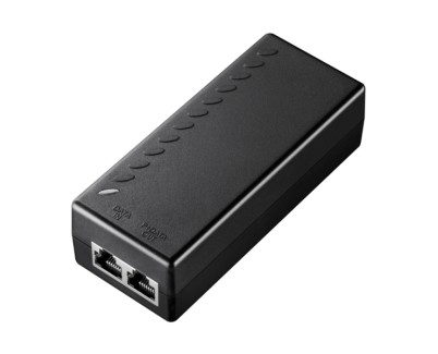 Cudy Inyector Gigabit PoE+/PoE - Potencia hasta 30W - 2 Puertos - Datos y Alimentacion por El Mismo Cable hasta 100m - Carcasa de Pla stico - Color Negro