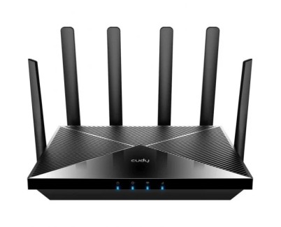 Cudy P5 Router 5G SA/NSA AX3000 Wi-Fi 6 CPE Doble Banda - 4x Puertos Lan 1000/100/10 Mbps - 6 Antenas Externas