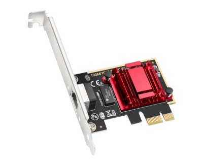 Cudy PE25 Adaptador de Red PCI-e 2.5Gbps - 1 Puerto RJ-45