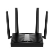 Cudy Punto de Acceso WiFi 6 de Escritorio Dual Band AX3000 - Velocidad hasta 1000Mbps - 1 Puerto - 4 Antenas de 5dBi - Color Negro
