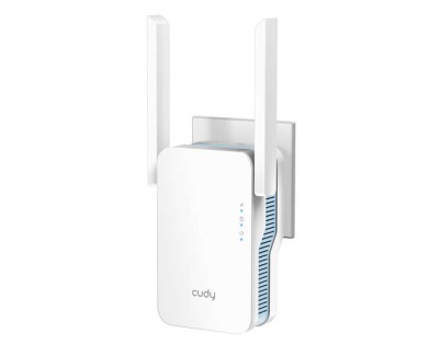 Cudy RE1200 Extensor de Rango AC1200 Doble Banda - Hasta 867Mbps - Boton WPS - 2 Antenas Externas
