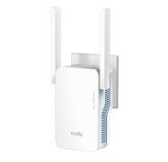 Cudy RE1200 Extensor de Rango AC1200 WiFi 6 Doble Banda - Hasta 867Mbps - Boton WPS - 2 Antenas Externas