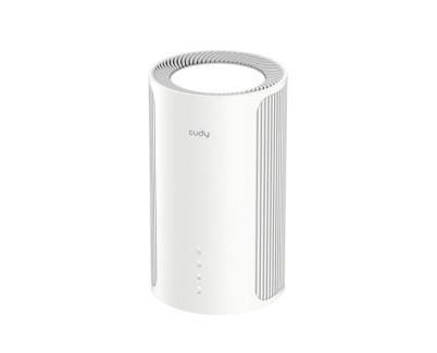 Cudy Router AX3000 WiFi 6 5G Nr - 3 Puertos - Velocidad hasta 1000Mbps - 1 Ranura Nano SIM - Antenas Internas - 1 Ranura Nano SIM - Color Blanco