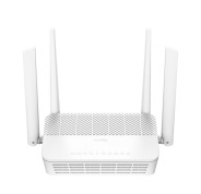 Cudy Router PoE WiFi 6 2.5G Mesh Dual Band AX3000 - Velocidad hasta 1000Mbps - 4 Puertos - 4 Antenas Fijas de 5dBi - Tecnologia MU-MIMO - Color Blanco