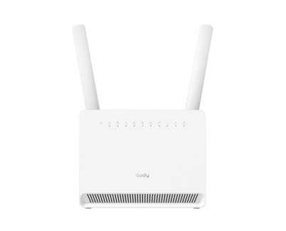 Cudy Router WiFi 4G LTE Cat 12 Gigabit AX3000 - Velocidad hasta 1000Mbps - 4 Puertos - 1 Ranura Nano SIM - Cat 12 - Color Blanco
