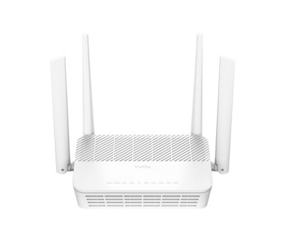 Cudy Router WiFi 6 2.5G Mesh Dual Band AX3000 - Velocidad hasta 1000Mbps - 4 Puertos - 4 Antenas Fijas de 5dBi - Tecnologia MU-MIMO - Color Blanco