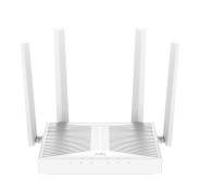 Cudy Router WiFi 6 Mesh Gigabit Dual Band AX3000 - Velocidad hasta 1000Mbps - 5 Puertos - 4 Antenas Fijas de 5dBi - Tecnologia MU-MIMO - Color Blanco