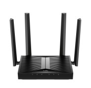 Cudy Router WiFi 7 2.5G Dual Band BE3600 - Velocidad hasta 1000Mbps - 4 Puertos - 4 Antenas Fijas de 5dBi - Tecnologia MU-MIMO - Color Negro