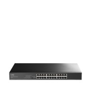 Cudy Switch Gigabit de 24 Puertos - Carcasa de Metal para Montaje en Rack - Ahorro de Energia - Plug and Play - Kit de Montaje en Rack Incluido - Color Negro