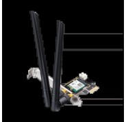Cudy WE3000 Adaptador de Red PCI-e AX5400 WiFi 6 Tri-Banda - Bluetooth 5.2 - 2 Antenas Externas