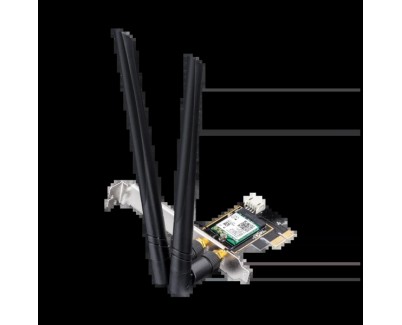 Cudy WE3000 Adaptador de Red PCI-e AX5400 WiFi 6 Tri-Banda - Bluetooth 5.2 - 2 Antenas Externas