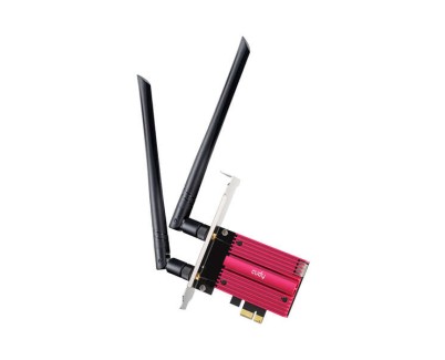 Cudy WE3000S Adaptador de Red PCI-e AX5400 WiFi 6E Tri-Banda - Bluetooth 5.2 - 2 Antenas Externas