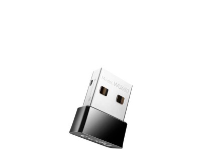 Cudy WU650 Mini Adaptador Wi-Fi USB 2.0 AC650 Doble Banda - Hasta 433Mbps en 5GHz