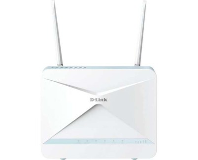 D-Link Eagle Pro AI AX1500 Mesh WiFi Router 4G Doble Banda - Hasta 1200Mbps - 3 Puertos LAN Gigabit 10/100/1000Mbps y 1 Puerto WAN Gigabit 10/100/1000Mbps - 2 Antenas Externas