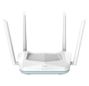 D-Link Eagle Pro AI AX1500 WiFi 6 Smart Router Doble Banda - Hasta 1200Mbps - 3 Puertos RJ45 10/100 Mbps - Control de Voz con Google/Alexa - 4 Antenas Externas - MU-MIMO y OFDMA