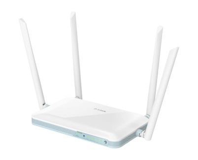 D-Link Eagle Pro AI N300 WiFi Smart Router - Hasta 300Mbps - 4 Puertos LAN 10/100Mbps y 1 Puerto WAN 10/100Mbps - 4 Antenas Externas