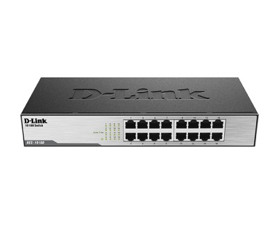 D-Link Switch 16 Puertos 10/100 Mbps no Gestionable