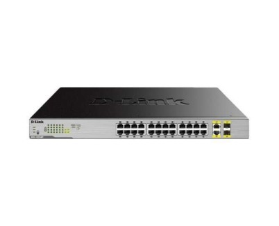 D-Link Switch 26 Puertos Gigabit 10/100/1000 Mbps PoE