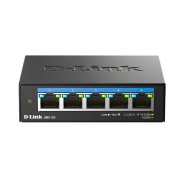 D-Link Switch 5 Puertos Multigigabit 2.5G No Gestionado - Switching 25 Gbps - Chasis Metalico