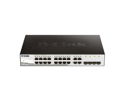 D-Link Switch Semigestionable 16 Puertos Gigabit + 4 Puertos SFP Combo