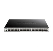 D-Link Switch Semigestionable 48 Puertos Gigabit PoE 370W + 4 Puertos Giga Combo