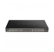 D-Link Switch Semigestionable 48 Puertos Gigabit PoE 370W + 4 Puertos SFP+ 10G