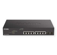 D-Link Switch Semigestionable 8 Puertos Gigabit PoE 130W + 2 Puertos Combo