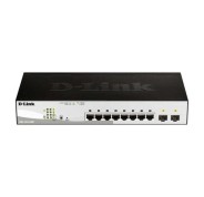 D-Link Switch Semigestionable 8 Puertos Gigabit PoE 45W + 2 Puertos Giga Combo