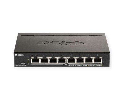 D-Link Switch Semigestionable 8 Puertos Gigabit PoE