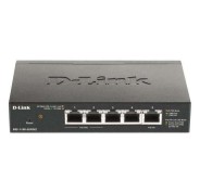 D-Link Switch Smart 5 Puertos Gigabit 10/100/1000 Mbps - PoE