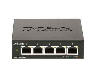 D-Link Switch Smart 5 Puertos Gigabit 10/100/1000 Mbps