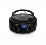 Daewoo Radio CD - USB - Jack 3.5mm - Bluetooth - Sintonizacion Automatica - Asa de Transporte - Pantalla LCD - Color Negro y Azul