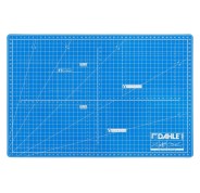 Dahle 10691 Plancha de Corte A3 30x45cm - 5 Capas con Nucleo Resistente al Corte - Lineas de Orientacion - Color Azul