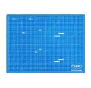 Dahle 10692 Plancha de Corte A2 45x60cm - 5 Capas con Nucleo Resistente al Corte - Lineas de Orientacion - Color Azul
