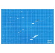 Dahle 10693 Plancha de Corte A1 60x90cm - 5 Capas con Nucleo Resistente al Corte - Lineas de Orientacion - Color Azul