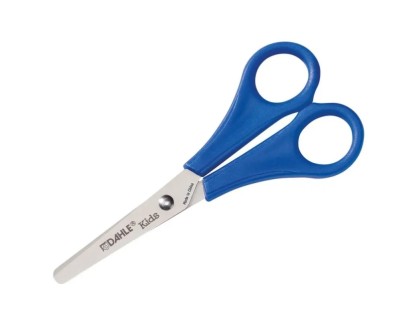 Dahle 54626 Kids Tijeras Infantiles 13cm - Puntas Redondeadas - Acero Inoxidable - Color Azul