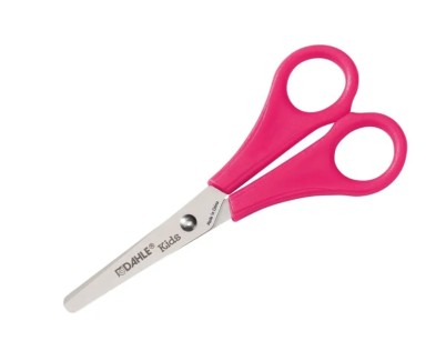 Dahle 54626 Kids Tijeras Infantiles 13cm - Puntas Redondeadas - Acero Inoxidable - Color Rosa