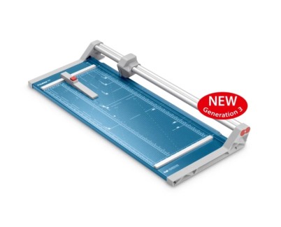 Dahle 554 Cizalla Profesional de Rodillo Formato A2 - Capacidad 20 Hojas - Longitud de Corte 720mm - Cuchilla Circular Autoafilable de Acero