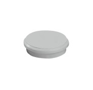 Dahle 95524 Pack de 10 Imanes para Pizarra Blanca - Diametro de 24mm - Color Blanco