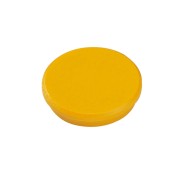 Dahle 95532 Pack de 10 Imanes para Pizarra Blanca - Diametro de 32mm - Color Amarillo