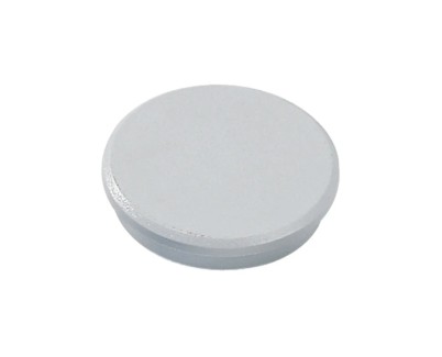 Dahle 95532 Pack de 10 Imanes para Pizarra Blanca - Diametro de 32mm - Color Gris