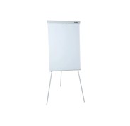 Dahle 96010 Pizarra Blanca Magnetica de Caballete con Sujecion de Bloc Universal - Regulacion de la Altura hasta 180cm - Bandeja para Rotuladores - Color Blanco