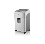 Dahle Deskside 404P Destructora de Papel Manual Corte en Particulas P-4 - Destruye hasta 21 Hojas - Capacidad de la Papelera 40L - Ruedas Giratorias - Color Gris