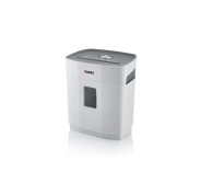 Dahle PaperSAFE 120 Destructora de Papel Manual Corte en Particulas P-4 - Destruye hasta 8 Hojas - Papelera de 12L - Apta para Papel y Tarjetas - Color Gris